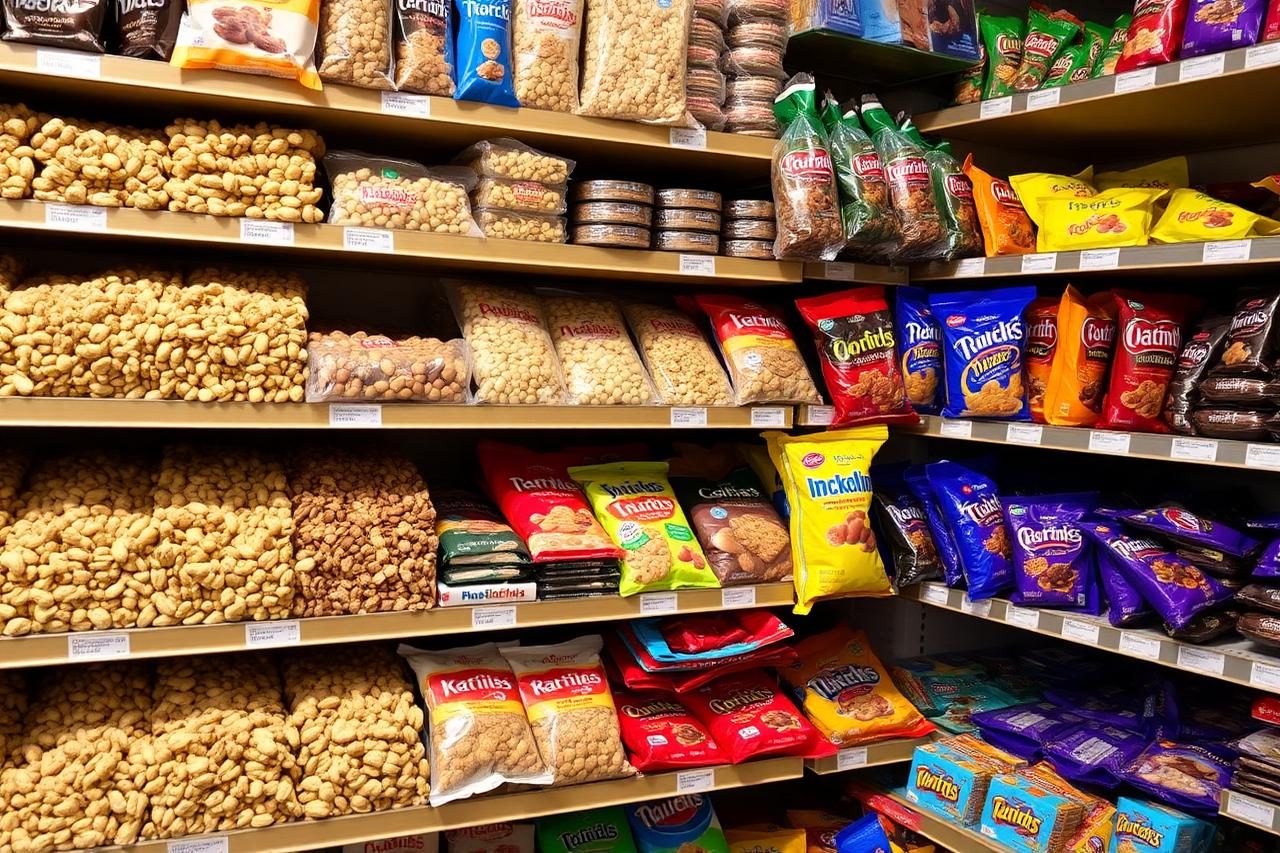 Nuts, Snacks & Sweets